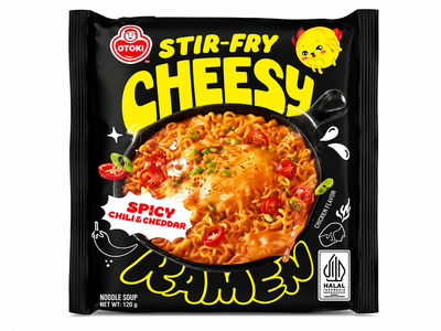OTOKI Stir-Fry Cheesy Spicy Chili & Cheddar Ramen