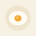 Soft boiled egg topping