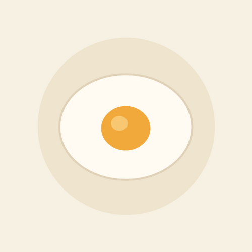 Soft boiled egg topping